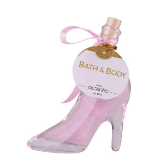 Gel douche & bain moussant CHAUSSURE 40ml , Senteur Vanille & Rose