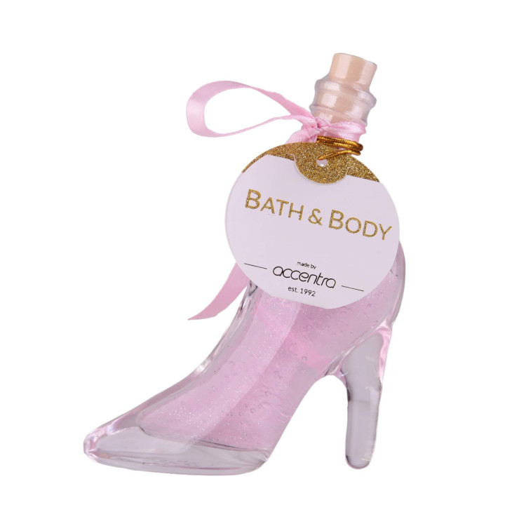 Gel douche & bain moussant CHAUSSURE 40ml , Senteur Vanille & Rose