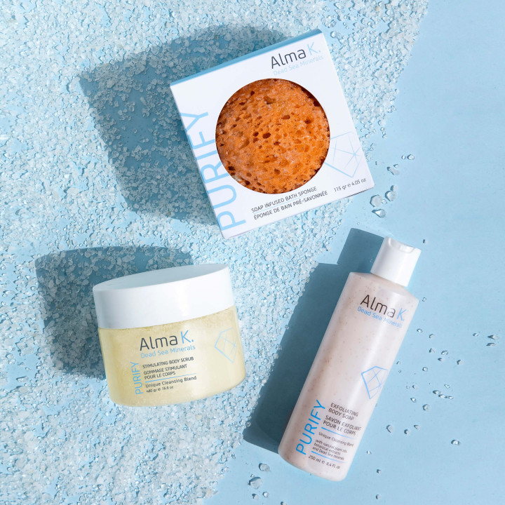 PROMO Savon Exfoliant pour le corps ALMA.K