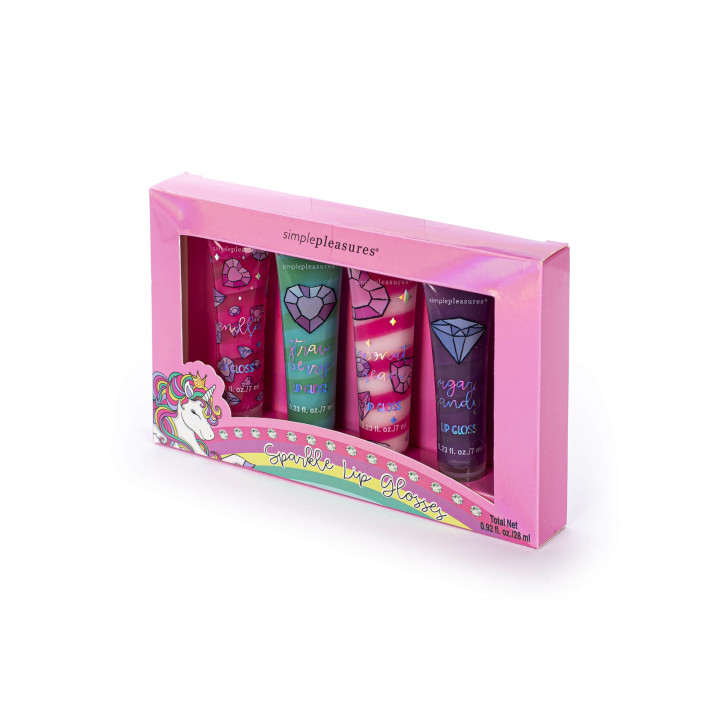 PROMO Coffret 4 Lipgloss parfumés DREAM POP, 4 senteurs