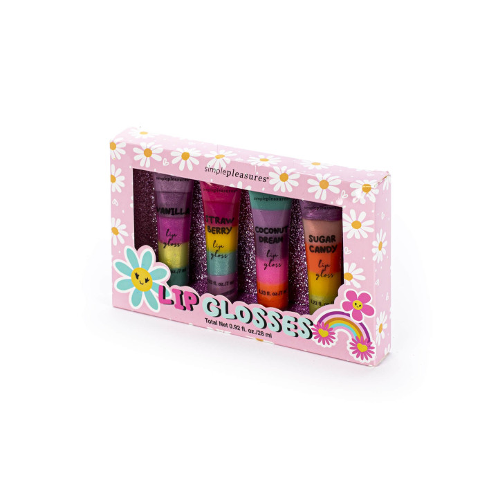 Coffret 4 Lipgloss parfumés DREAM POP, 4 senteurs