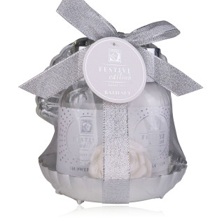 PROMO Coffret  pour le corps coquillage FESTIVE ARGENT