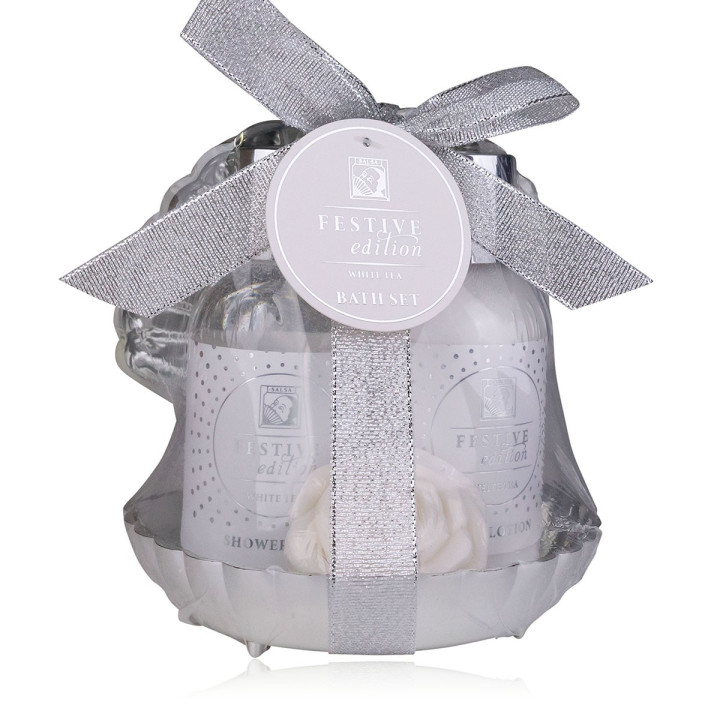 PROMO Coffret  pour le corps coquillage FESTIVE ARGENT