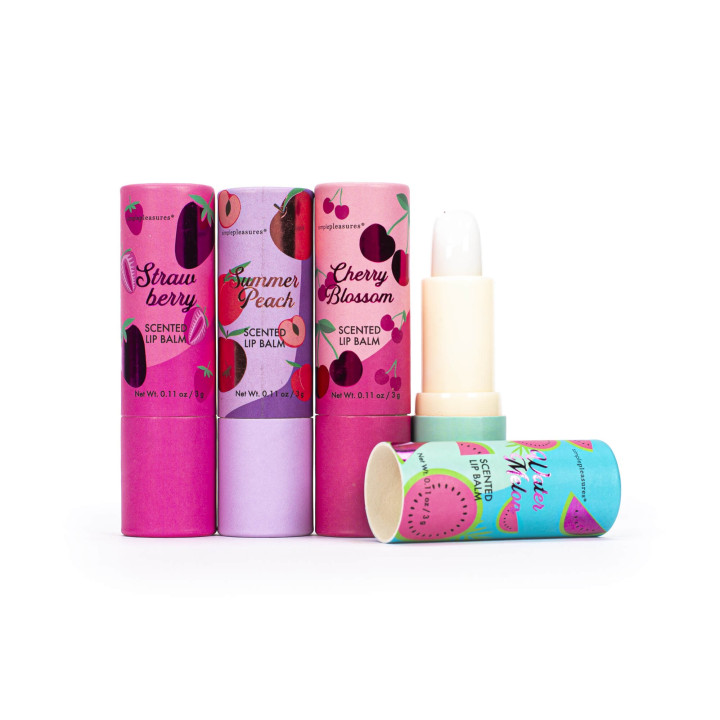 PROMO Coffret 4 baumes lèvres FEELING FRUITY, 4 senteurs