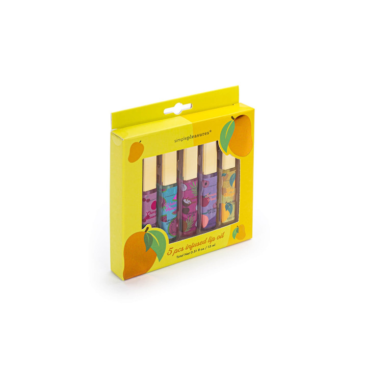 PROMO Coffret 5 baumes lèvres infusés FEELING FRUITY, 5 senteurs