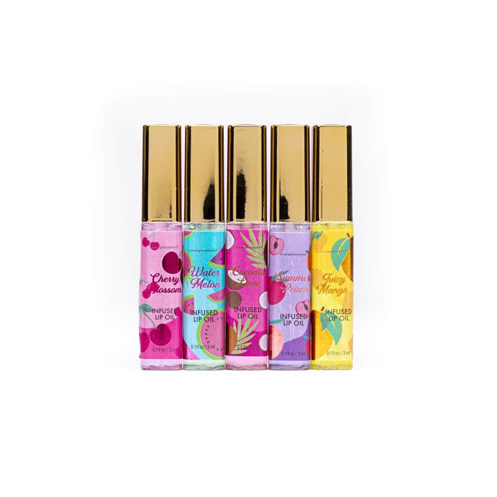 PROMO Coffret 5 baumes lèvres infusés FEELING FRUITY, 5 senteurs