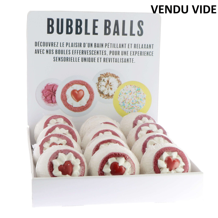 Présentoir 24 Bombes de Bain (30,5x20,5x16 cm) VENDU VIDE
