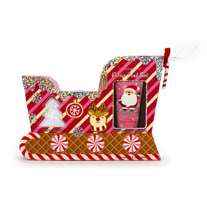 Coffret pour les pieds+ chaussettes SUGAR FROSTED LAND