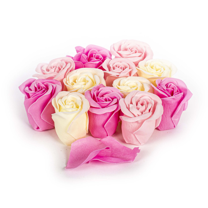 Coffret roses de savon COSY PINK