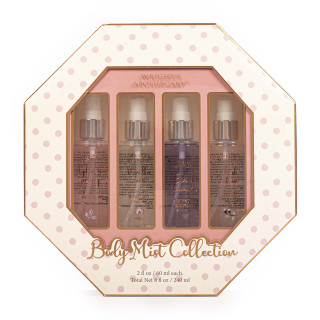 PROMO Coffret 4 brumes pour le corps COSY PINK, 4 senteurs