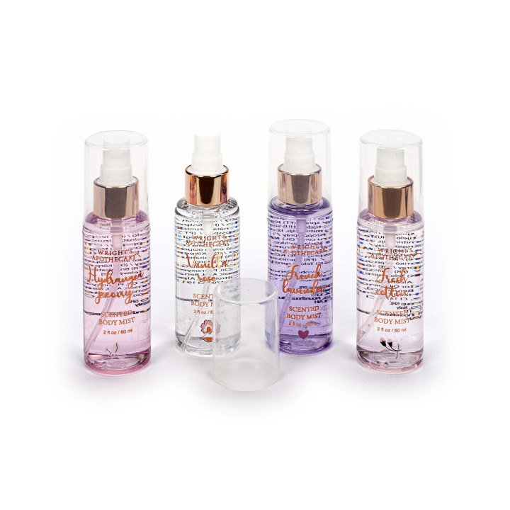 PROMO Coffret 4 brumes pour le corps COSY PINK, 4 senteurs