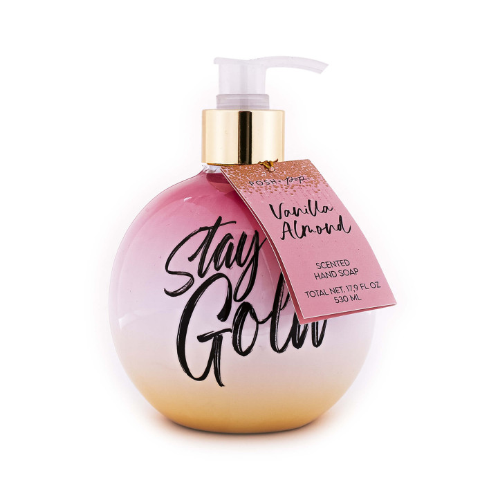Distributeur savon mains 500 ml COSMETIC LEOPARD, senteur vanille amande