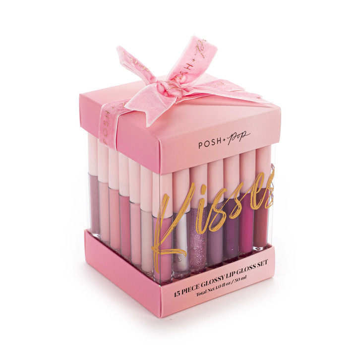 Coffret 15 Lip gloss COSMETIC LEOPARD