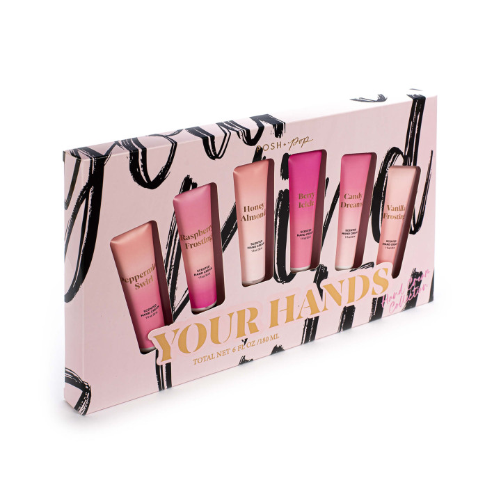 Coffret 6 crèmes mains COSMETIC LEOPARD, 6 senteurs