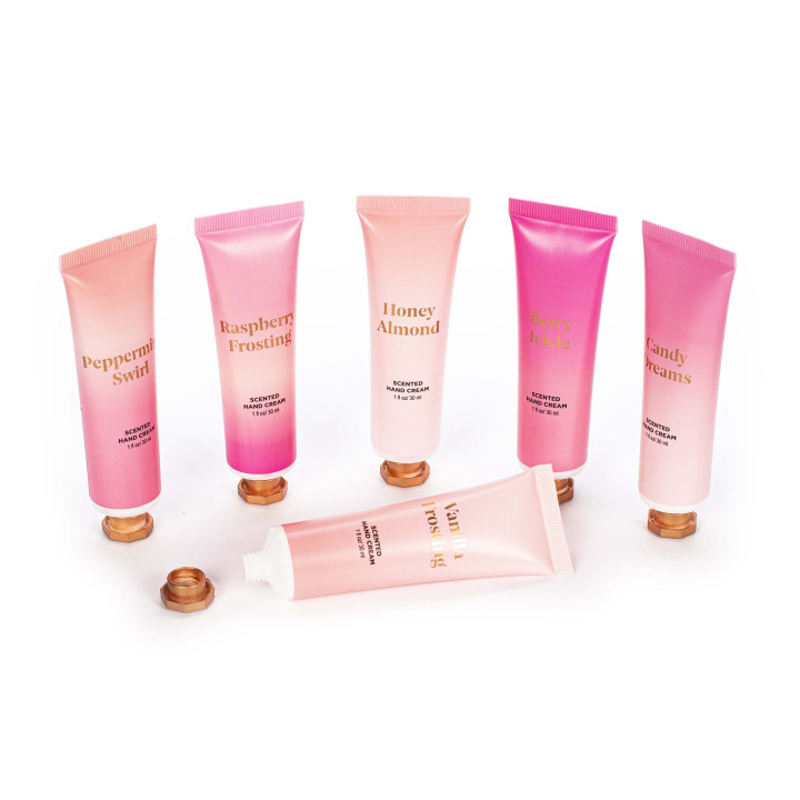 Coffret 6 crèmes mains COSMETIC LEOPARD, 6 senteurs