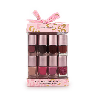 Coffret 14 vernis à ongles COSMETIC LEOPARD