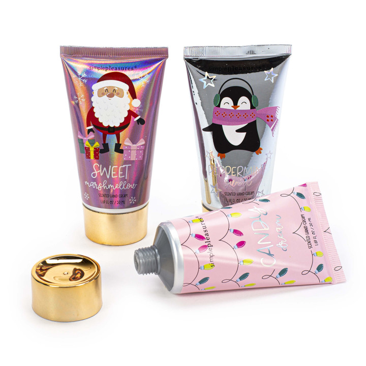 PROMO  Coffret 3 crèmes mains Pingouin STOCKING STUFFER, 3 senteurs