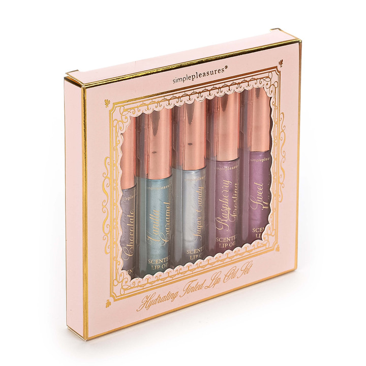 Coffret 5 huiles pour les lèvres SWEET PASTELS