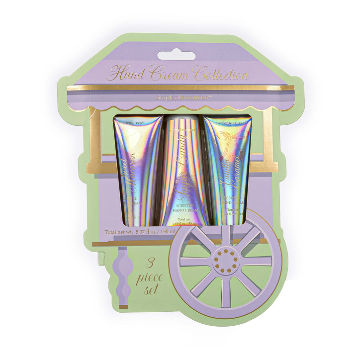 Coffret 3 crèmes mains SWEET PASTELS, 3 senteurs
