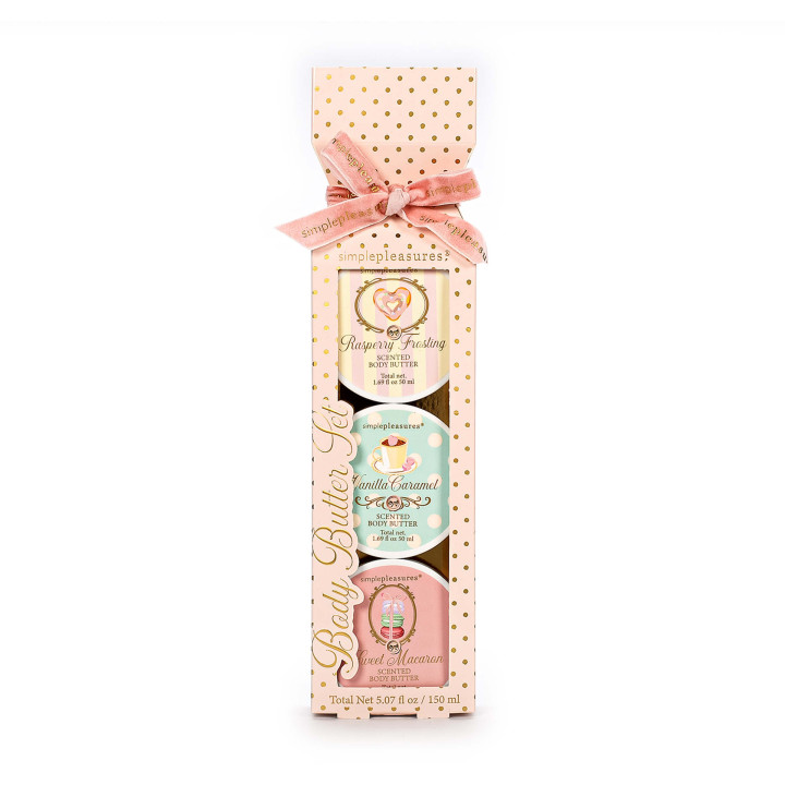 PROMO Coffret Body butter SWEET PASTELS, 3 senteurs