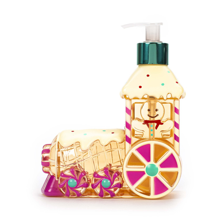 PROMO Distributeur de savon liquide 500ml TRAIN, senteur Frosted Vanilla