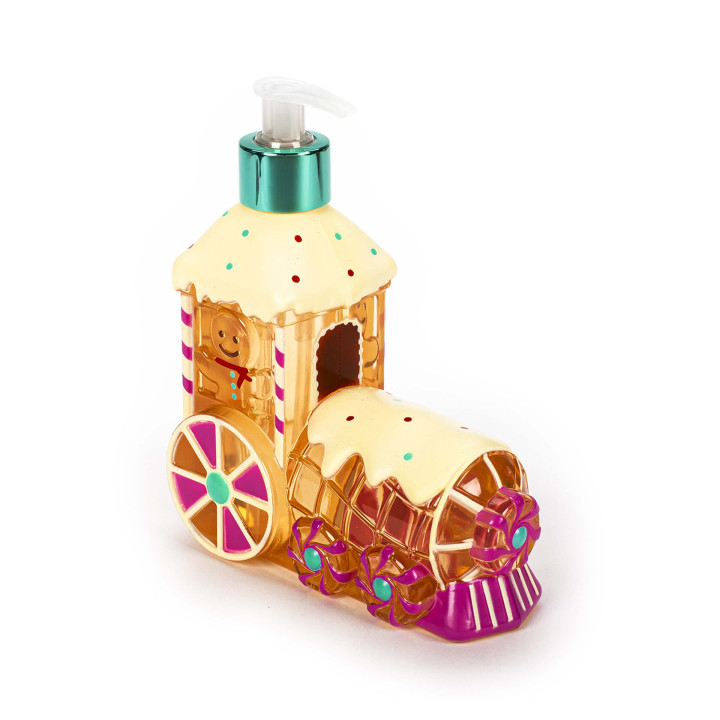 PROMO Distributeur de savon liquide 500ml TRAIN, senteur Frosted Vanilla