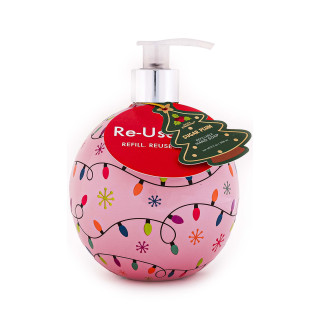 PROMO Distributeur de savon liquide 500ml BOULE, senteur Sugar Plum