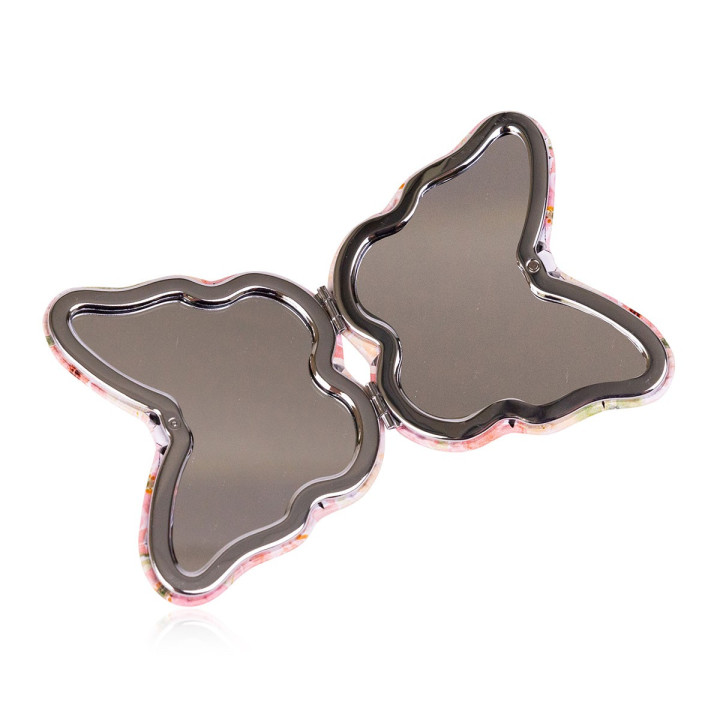 Double miroir de sac papillon BLOSSOM (8,5x7x1 cm)