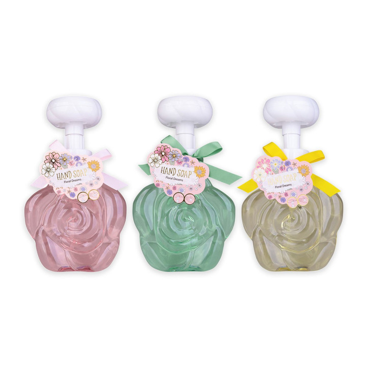 PROMO Distributeur savon 500ml BLOSSOM, 3 modèles assortis