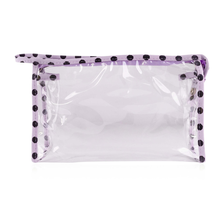 Set de 3 trousses de toilette (25x17x8 cm),2 couleurs assorties