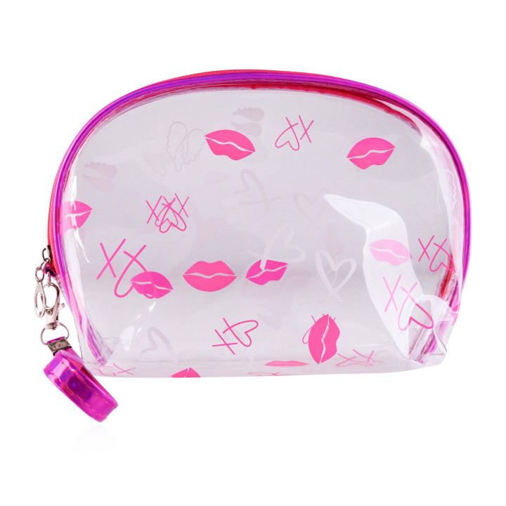 Set de 3 trousses de toilette rose (25x17x7 cm)