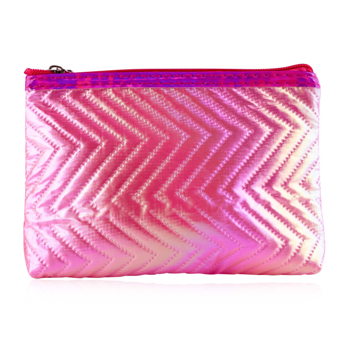 Set de 3 trousses de toilette rose (25x17x7 cm)