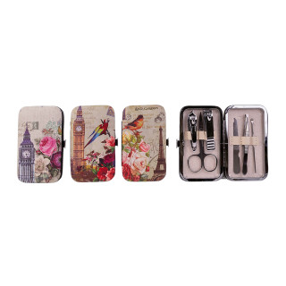 Kit de manucure (6 pièces)  PARIS/LONDON, 4 modèles assortis