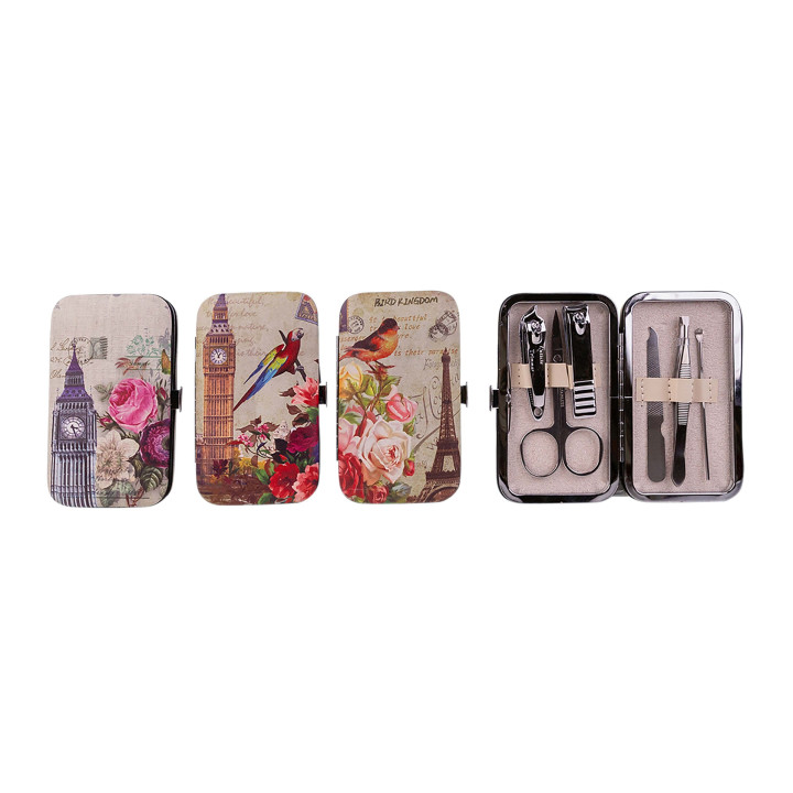 Kit de manucure (6 pièces)  PARIS/LONDON, 4 modèles assortis