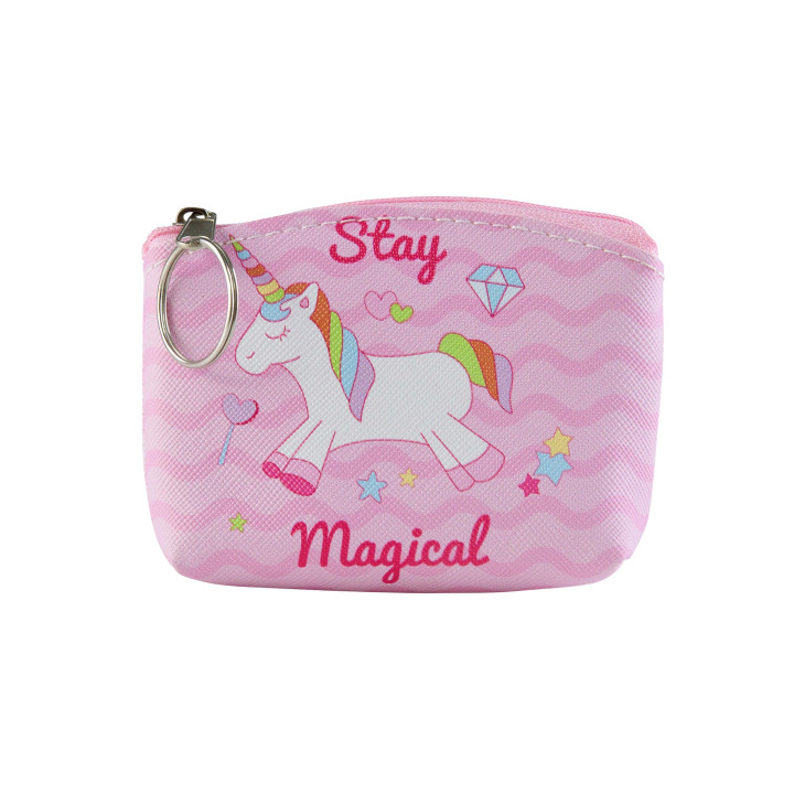 PROMO Portes Monnaie MAGICAL UNICORN (10x7x2 cm), 6 modèles assortis