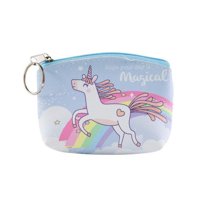 PROMO Portes Monnaie MAGICAL UNICORN (10x7x2 cm), 6 modèles assortis