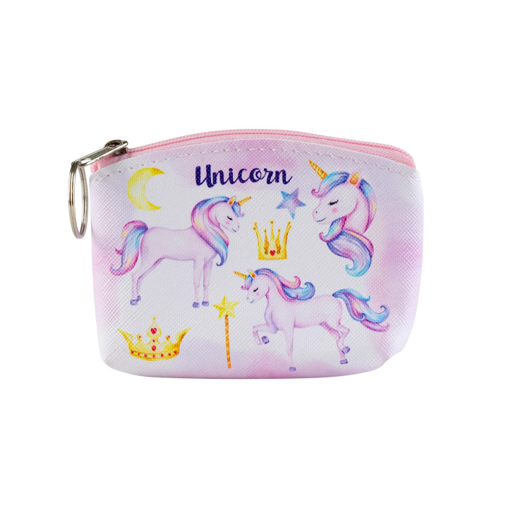 PROMO Portes Monnaie MAGICAL UNICORN (10x7x2 cm), 6 modèles assortis