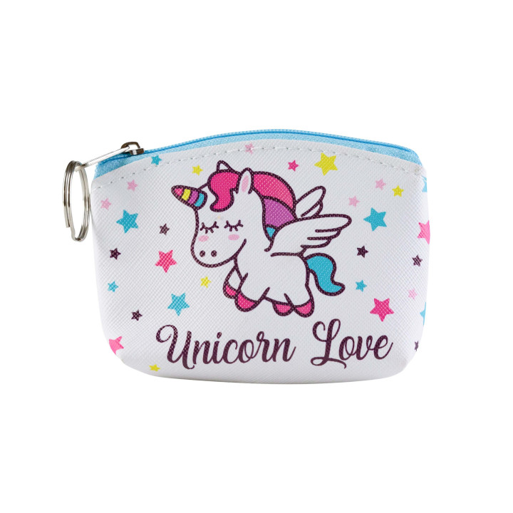 PROMO Portes Monnaie MAGICAL UNICORN (10x7x2 cm), 6 modèles assortis