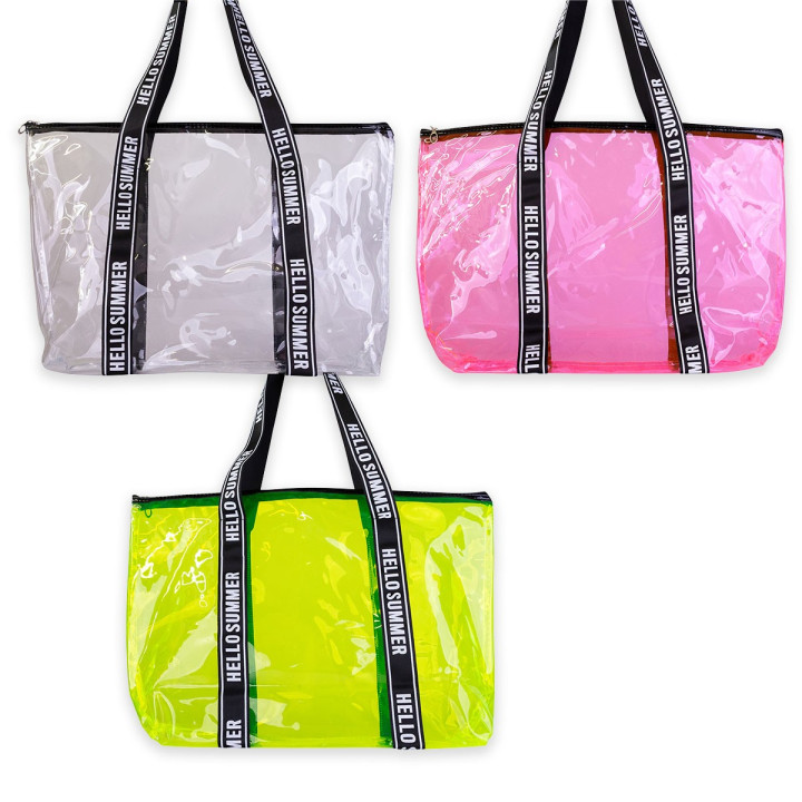 PROMO Sac de plage (52x34x13 cm), 3 couleurs assorties