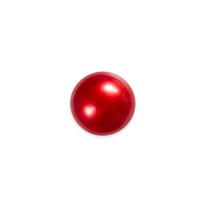 Perle de bain ronde Rouge nacré, Senteur Rose