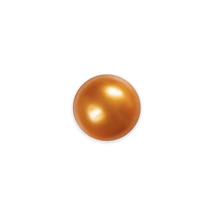 Perle de bain ronde or nacré, Senteur Vanille