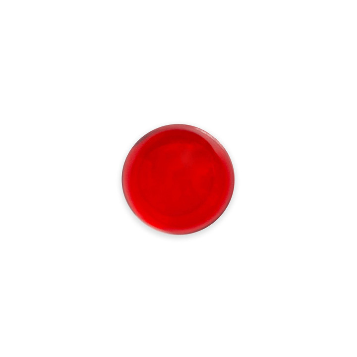 Perle de bain ronde transparent rouge, Senteur Rose
