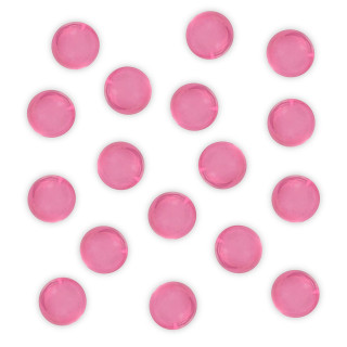 Perle de bain ronde transparent Fushia, Senteur Fleurie