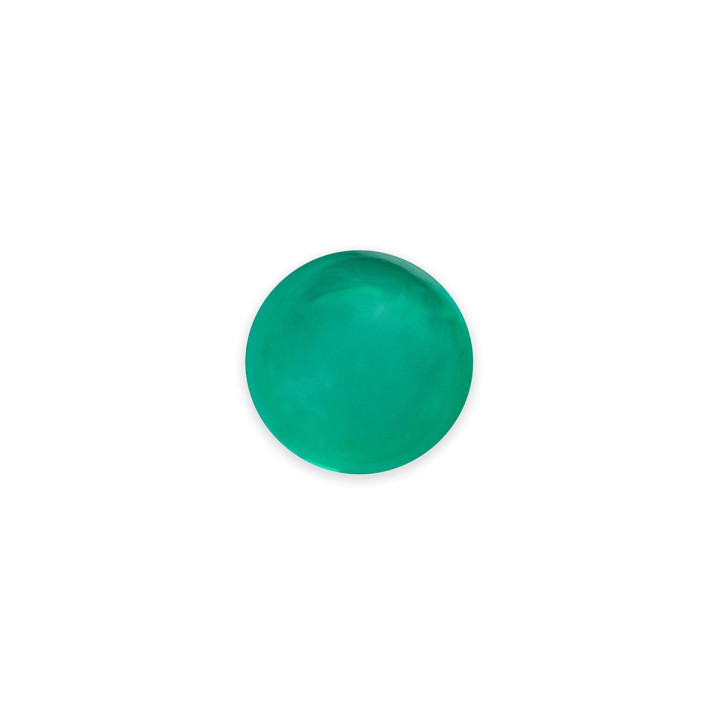 Perle de bain ronde transparent verte foncé, Senteur pomme sucrée