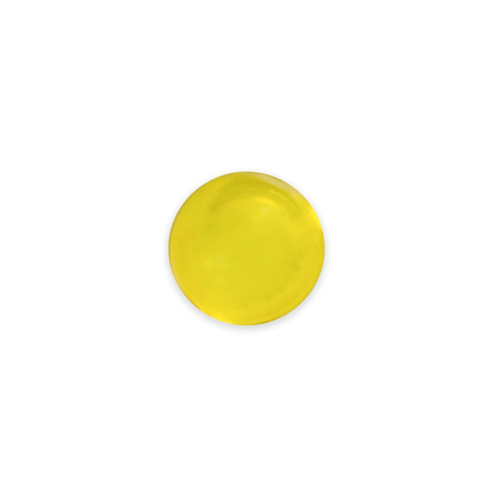 Perle de bain ronde transparent jaune, Senteur Citron