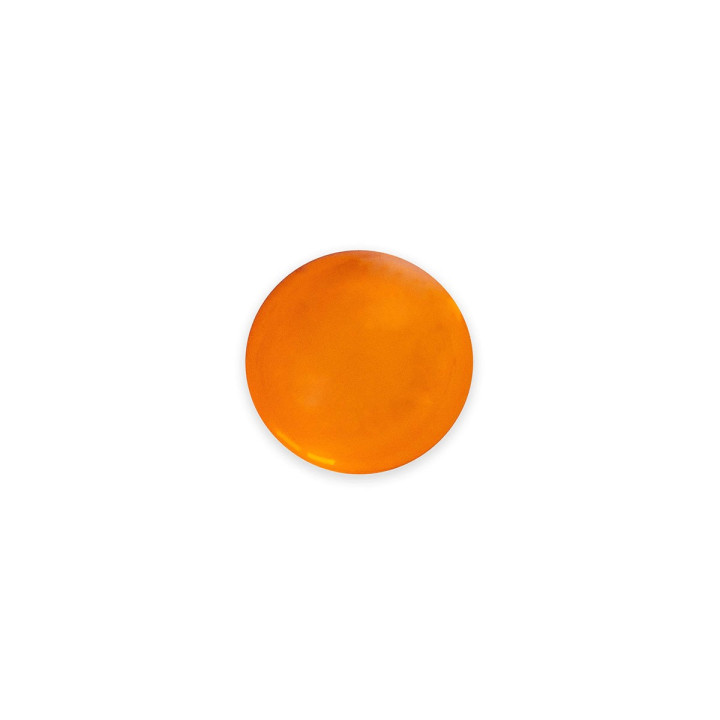 Perle de bain ronde transparent orange, Senteur Fruitée