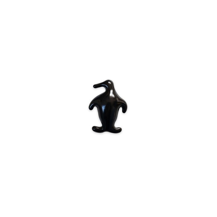 Perle de bain Pingouin Noir & Argent nacré, Senteur Ice