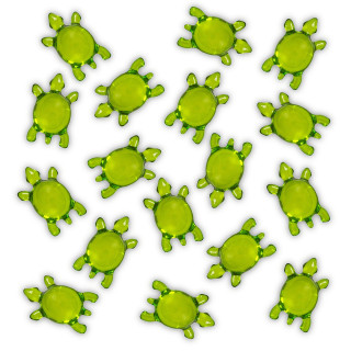 Perle de bain Tortue vert, Senteur Citron & Kiwi