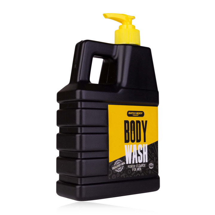 PROMO Distributeur de gel douche 740ml  BATH & BODY TOOL, senteur Bois de santal & Musc