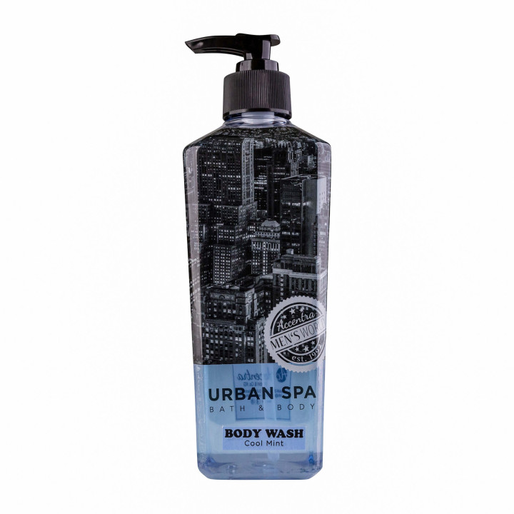 Distributeurs gel douche 440ml URBAN SPA, 2 modèles assortis